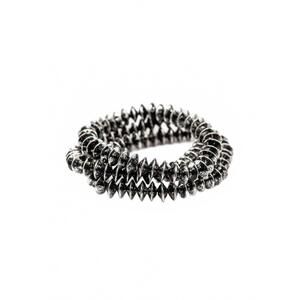 NEW WEST & CO. women's three strand disco bracelet in silver